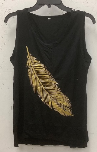 Womens Feather Tank Top, XL, Appears New - Lot 142