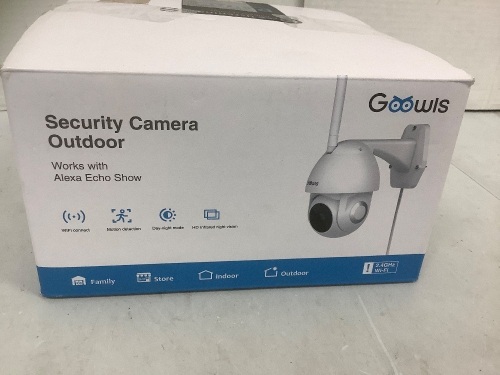 Outdoor Security Camera, Powers Up, E-Commerce Return - Lot 149