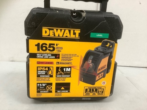Dewalt Laser Level, Appears New - Lot 168