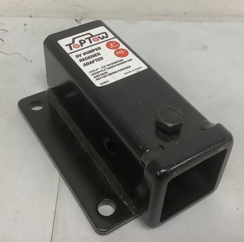 2" TopTow RV Bumper Receiver Adapter, E-Commerce Return - Lot 255