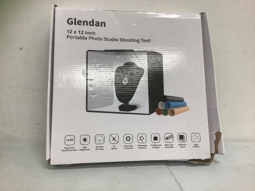 Glendan 12"x12" Portable Photo Studio Shooting Tent, Appears New - Lot 256