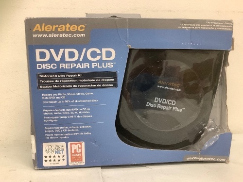 Aleratec DVD/CD Disc Repair Kit, Untested, E-Commerce Return - Lot 267