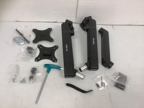 EVEO Full Motion Dual Monitor Mount, Appears New - Lot 285