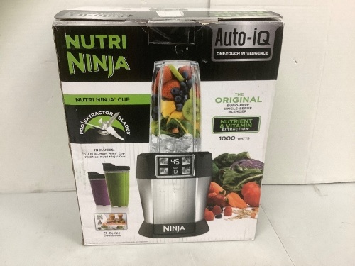 Nutri Ninja Blender, Powers Up, Appears New - Lot 291