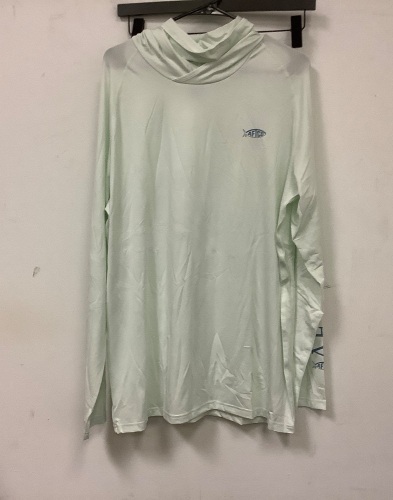 Aftco Mens Hooded Shirt, XL, Appears New - Lot 312