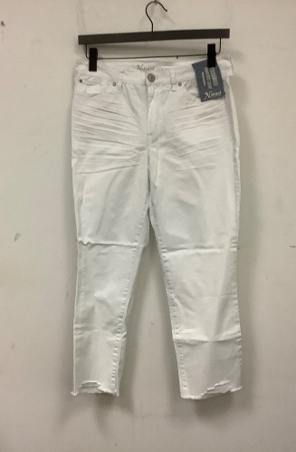 Natural Reflections Womens White Denim Jeans, Size 14, E-Comm Return - Lot 327