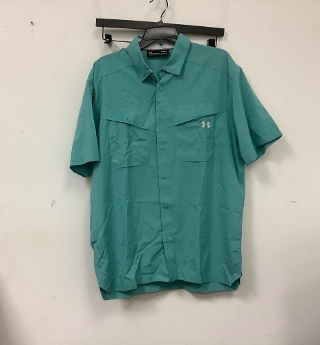 Under Armour Mens Button Down, Large, Appears New - Lot 350