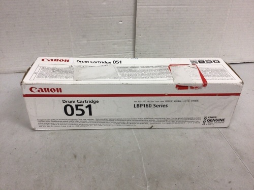 Canon 051 Drum Cartridge, Appears New - Lot 367