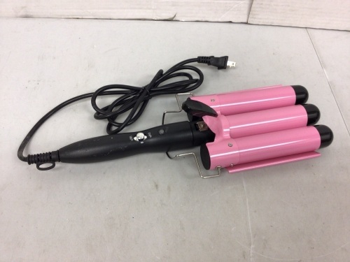 3 Barrel Waving Iron, Powers Up, E-Commerce Return - Lot 368