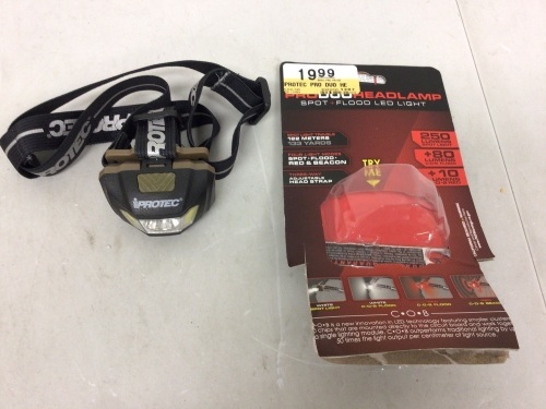 iProtec Headlamp, Works, E-Commerce Return - Lot 384