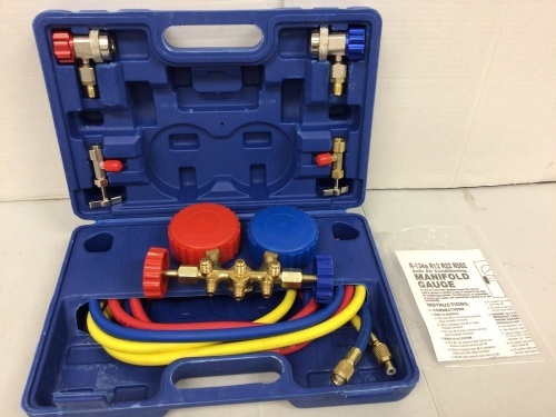 Auto Air Conditioning Manifold Gauge, E-Commerce Return - Lot 398