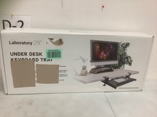 Under Desk Keyboard Tray, Appears New - Lot 409