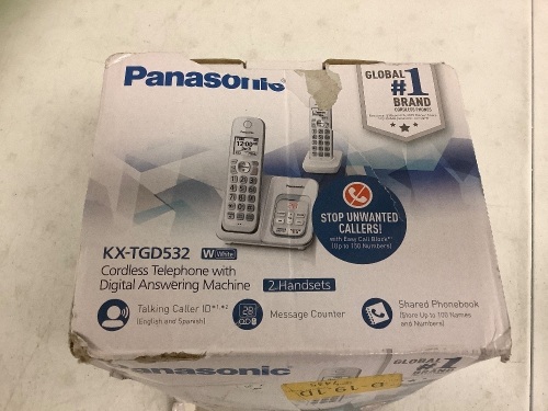 Panasonic Cordless Telephone with Digital Answering Machine, Appears New - Lot 420