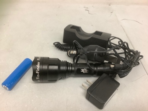 Fin-Finder Splashlight Bowfishing Light, Untested, E-Commerce Return - Lot 441