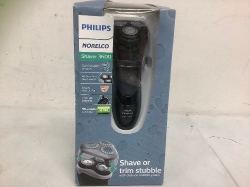 Philips Norelco Shaver 3600, Untested, Appears New - Lot 444
