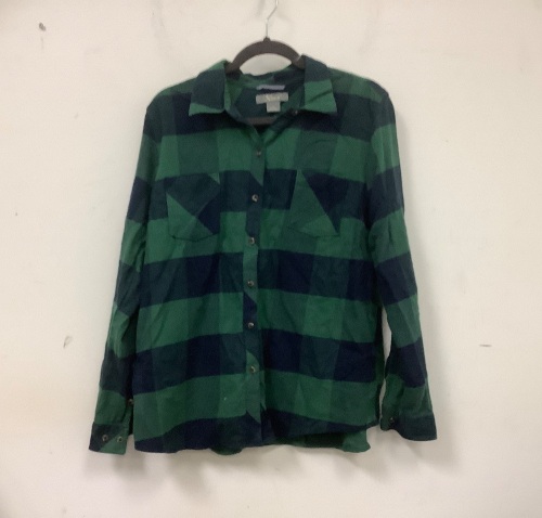 Natural Reflections Womens Flannel, XL, E-Comm Return - Lot 528