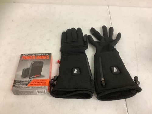 Action Heat Womens Heated Gloves, S/M, E-Comm Return - Lot 583