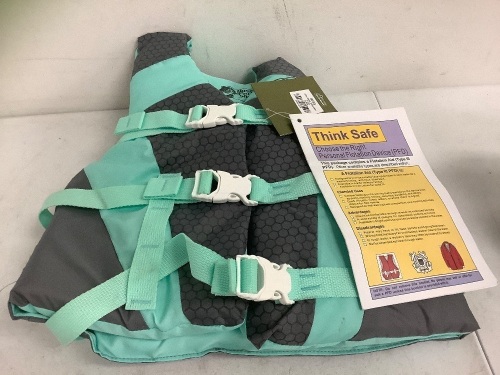 Youth Life Jacket, 50-90lbs, E-Comm Return - Lot 594
