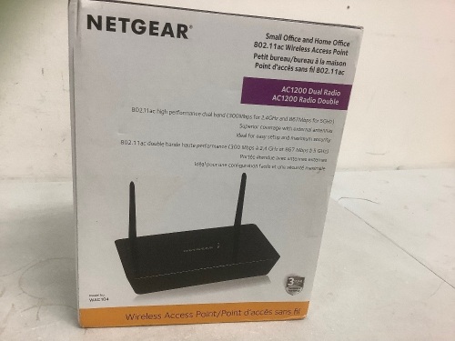 Netgear Wireless Access Point, Untested, Appears New - Lot 629