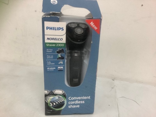 Philips Norelco Shaver 2300, Untested, E-Commerce Return - Lot 634