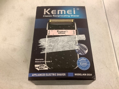 Kemei Classis Reciprocating Shaver, Appears New - Lot 652