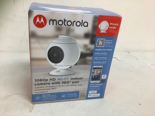 Motorola WiFi Indoor Camera, Untested, Appears New - Lot 654