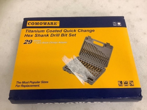 Quick Change Hex Shank Drill Bit Set, E-Comm Return - Lot 660