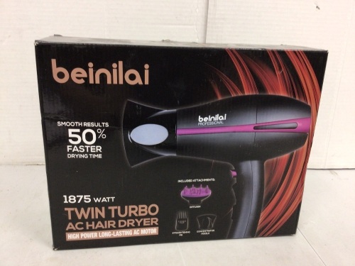 Beinilai Hair Dryer, Powers Up, E-Commerce Return - Lot 661
