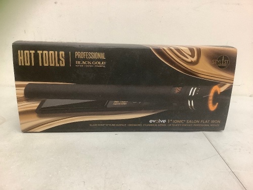 Hot Tools 1" Flat Iron, Untested, Appears New - Lot 663