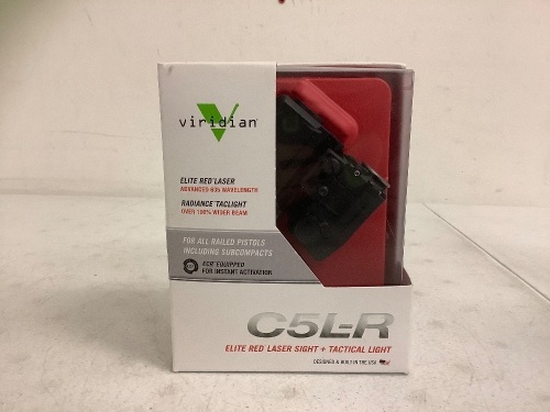 C5L-R Elite Red Laser Sight + Tactical Light, E-Comm Return - Lot 667