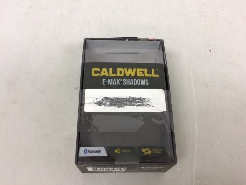 Caldwell E-Max Shadows Earbuds, Powers Up, E-Commerce Return - Lot 716