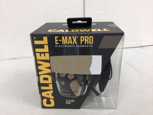 Caldwell E-Max Pro Electronic Earmuffs, E-Commerce Return - Lot 760