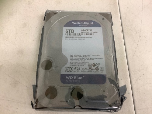 WD Blue 6TB PC Hard Drive, Appears New - Lot 769