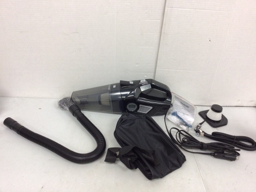 Varsk 4 in 1 Car Vacuum/Tire Inflator/ Digital Gauge/LED Light, Untested, E-Commerce Return - Lot 818