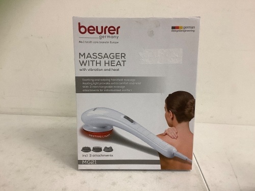 Massager with Heat, Appears New - Lot 825