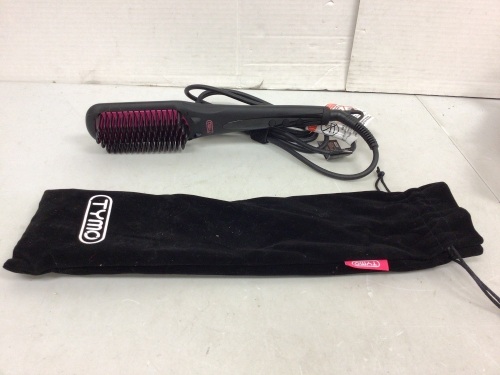 Tymo Ionic Hair Straightening Brush, Powers Up, E-Commerce Return - Lot 829