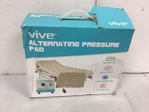 Vive Alternating Pressure Pad, Powers Up, Appears New - Lot 880
