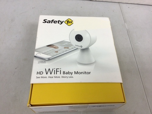 Safety 1st HD WiFi Baby Monitor Camera, Powers Up, E-Commerce Return - Lot 892