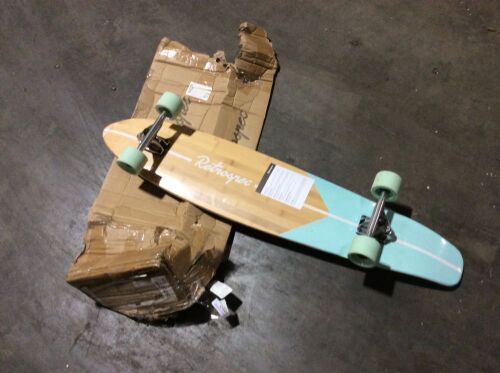 Retrospec Zed Bamboo & Canadian Maple Wood Longboard Cruiser w/ Reverse Kingpin Trucks - Lot 113