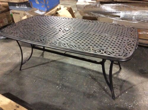 Outdoor Patio Dining Table 72" x 38"  - Lot 120