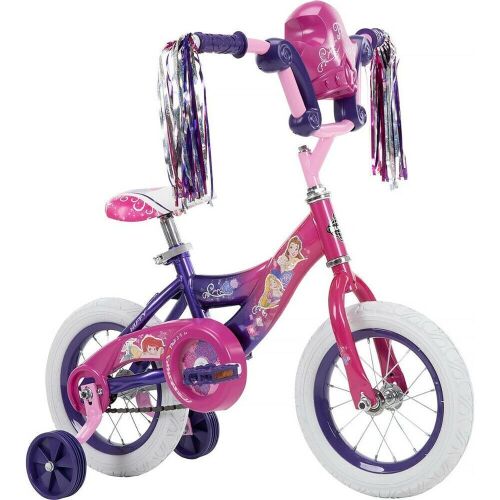 Huffy Disney Princess 12" Bike w/ Training Wheels  - Lot 148