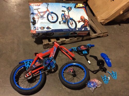 Huffy Spider-Man Kids' 16" Bike - Missing Seat  - Lot 150
