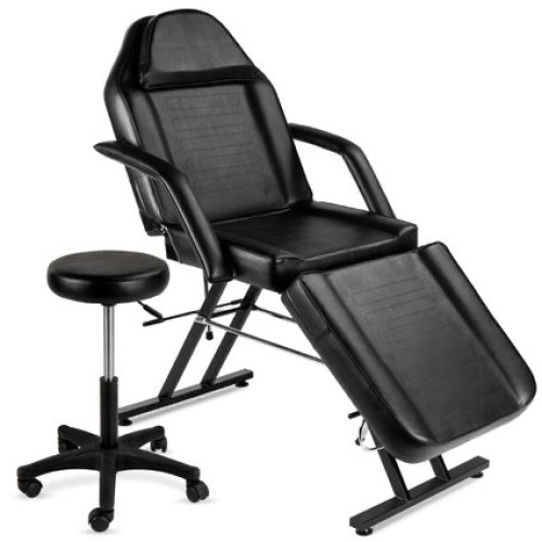 Multipurpose Massage Bed, Spa & Salon Chair w/ Hydraulic Stool - 71in  - Lot 170