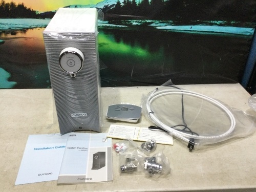 Cuckoo Tankless Countertop Water Dispenser with Carbon, Nano Positive, Mild-Alkaline Mineral Infusion Filters - Lot 179
