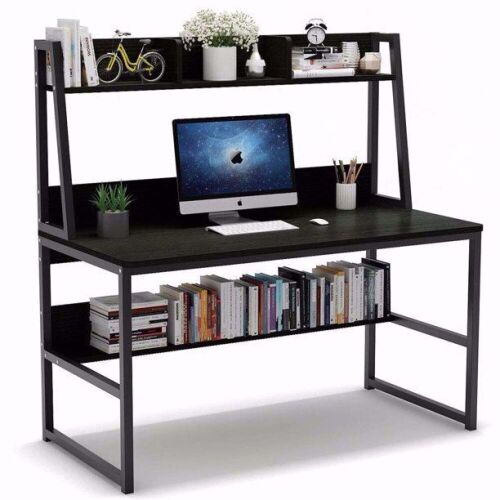 Tribesigns 47" Computer Desk with Hutch and Bookshelf - Lot 285