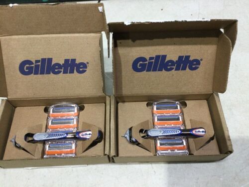 Lot of (2) Gillette Fusion5 Razors for Men with 4 Razor Blade Refills - Lot 342