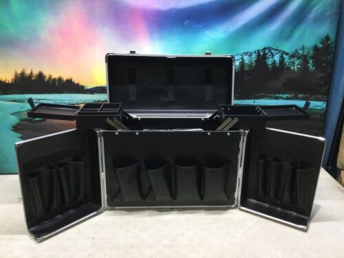 Top Performance Durable and Versatile Aluminum Cases Designed for the Storage of Grooming Tools and Supplies for the Professional Pet Groomer, Chrome - Lot 343