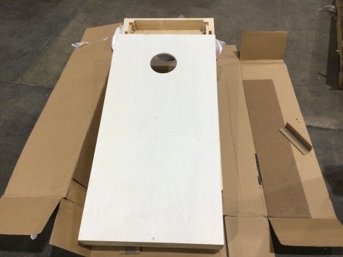 Sport Squad Regulation Wooden Cornhole Boards with 8 Durable Portable Bean Bags   - Lot 347
