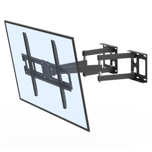 LEADZM TMSS-104 32"-70" Corner Full Motion Articulating TV Wall Mount Bracket Max Weight 50Kg VESA 600*400 - Lot 382