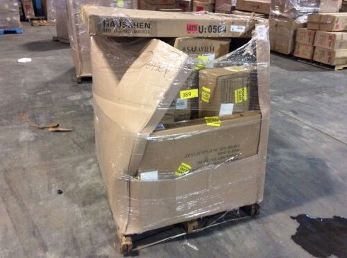 Pallet of Salvage Items with "Broken Glass" Tags - See Pictures - Lot 389